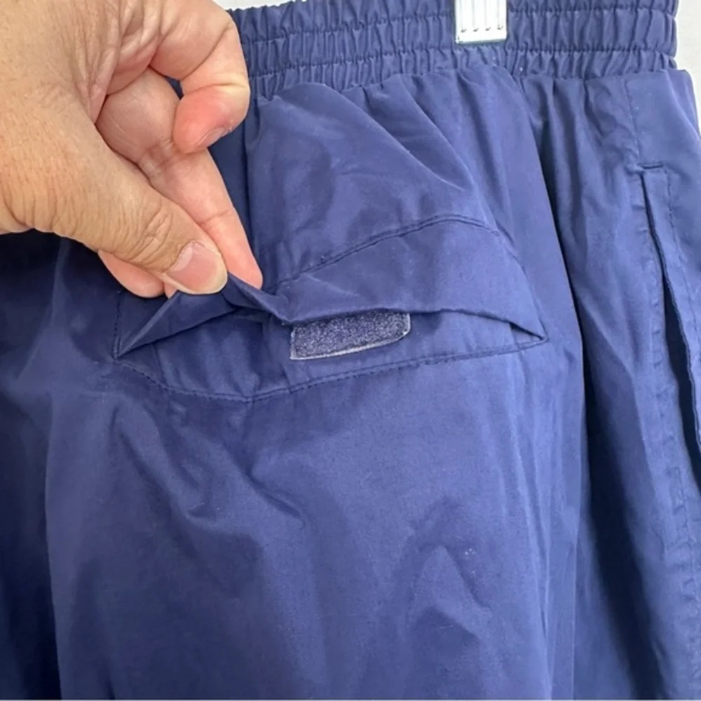Sunice Golf Windbreaker‎ Rain Pants Mens XL Blue Navy Softshell Ankle Zip Lined
